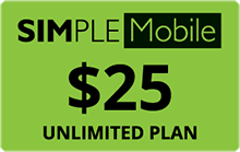 Simple Mobile $25 refill