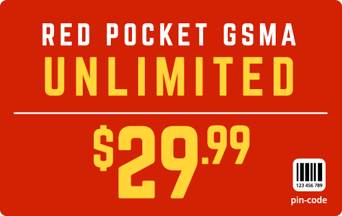 Red Pocket Mobile Refill $29.99