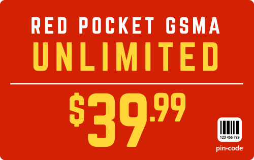 Red Pocket Mobile Refill $39.99