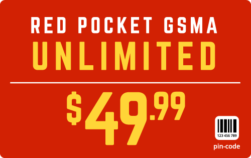 Red Pocket Mobile Refill $49.99