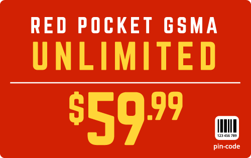 Red Pocket Mobile Refill $59.99